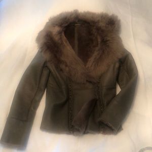 Eli Tahari leather jacket